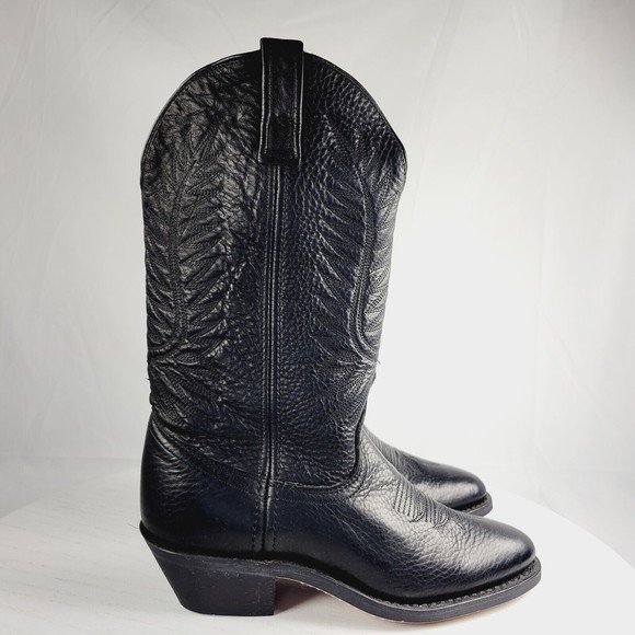 Laredo Shoes - LAREDO WOMEN'S ABBY TALL BLACK LEATHER COWBOY/WESTERN BOOTS SIZE 5M